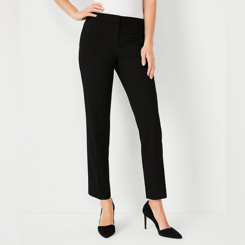 Ann Taylor black ankle dress pant